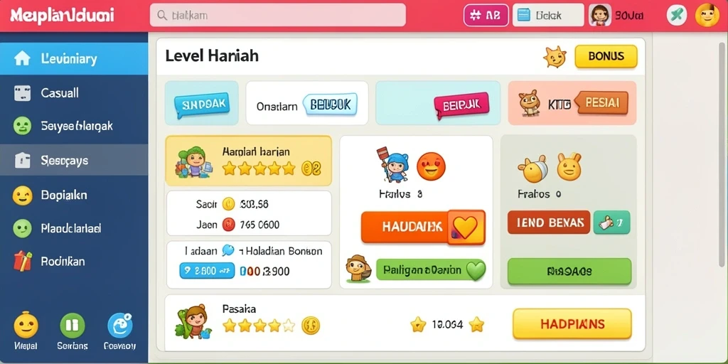 Mode permainan yang beragam dan menarik.
