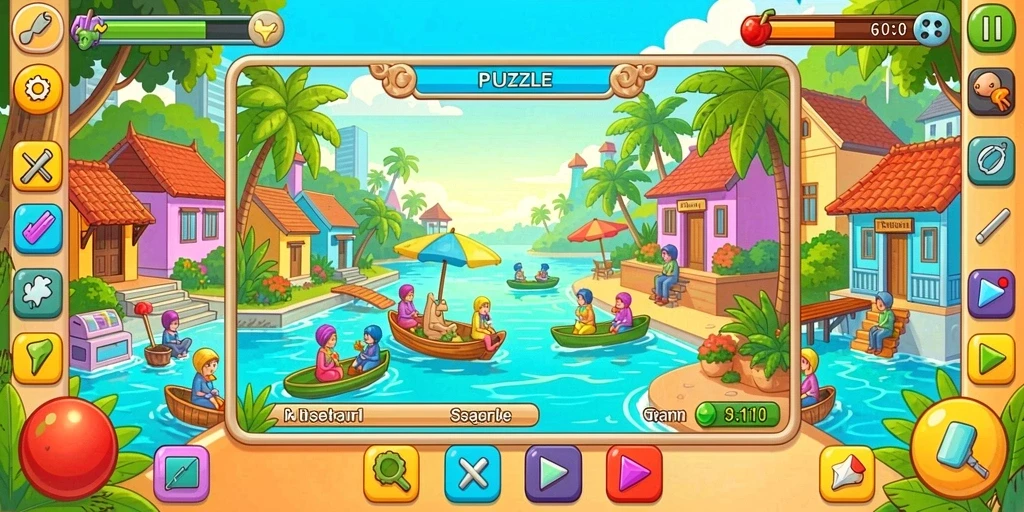 Momen seru saat bermain dalam mode multiplayer.