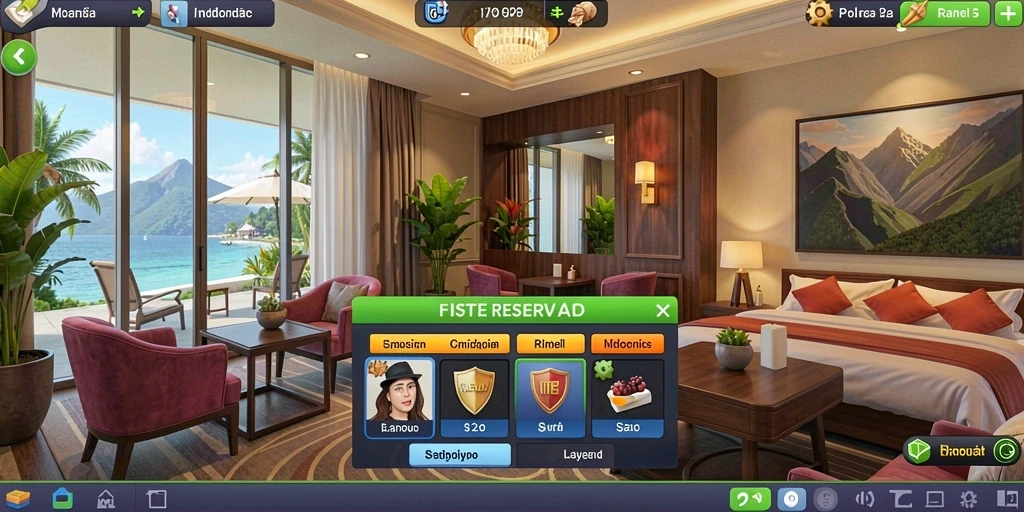 Leaderboard menampilkan kompetisi antar pemain dengan jelas.