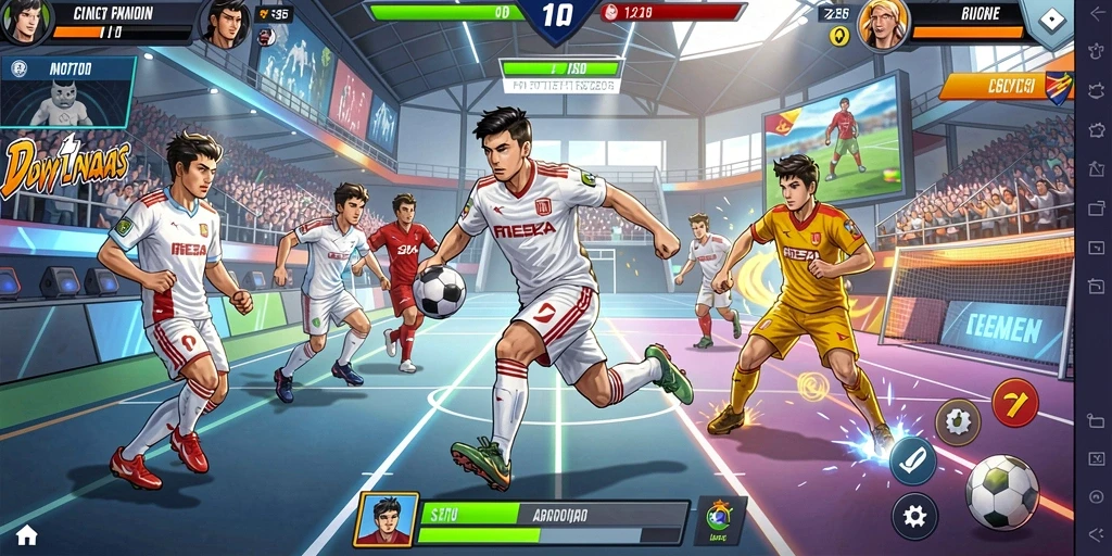 Screenshot komunitas pengguna yang interaktif.