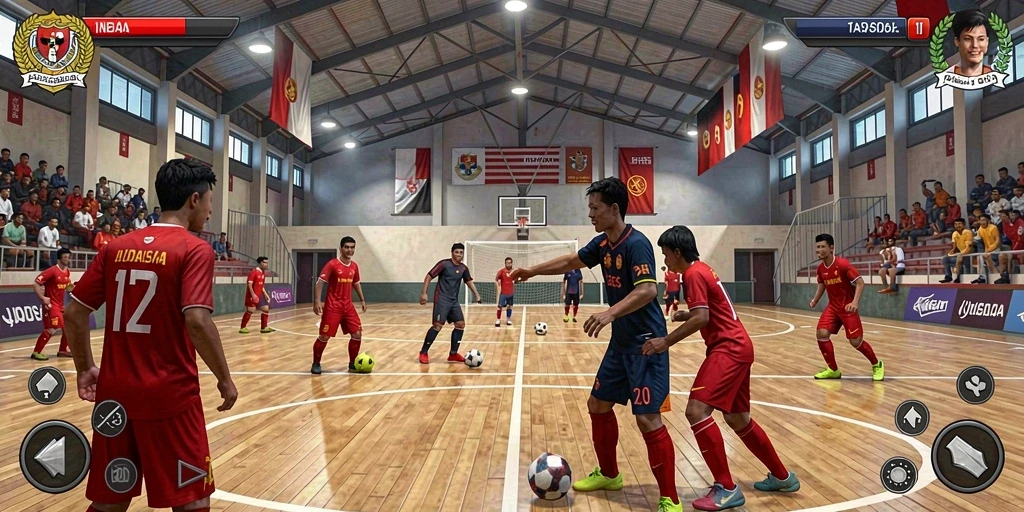 Misi menantang di setiap level permainan.